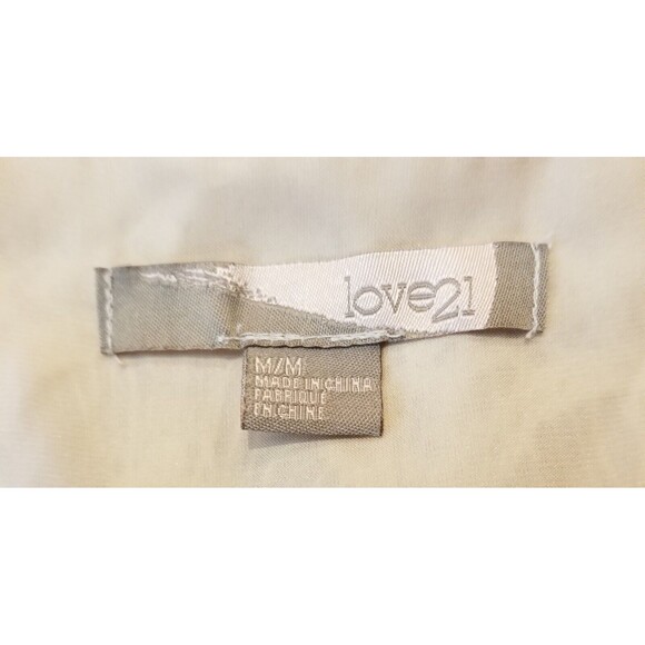 Women's Dress Cottage Core Lace & Chiffon Pleated Party Event Love 21 Medium - Picture 5 of 5